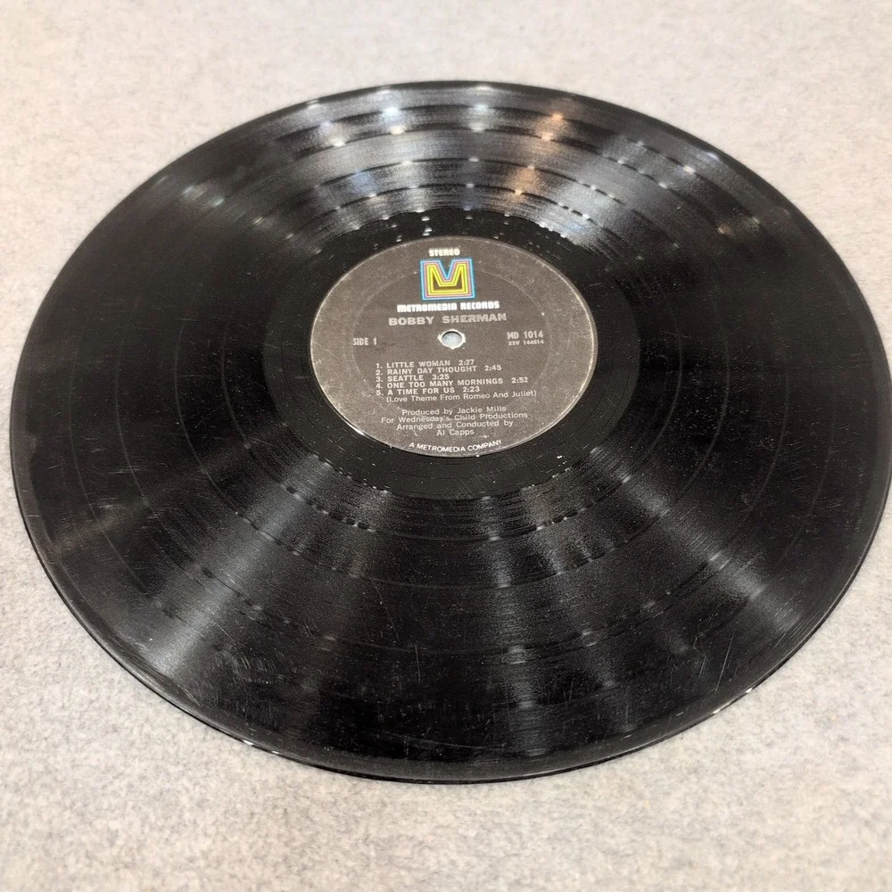 Bobby Sherman Self Titled Vinyl LP Metromedia MD 1014 Little Woman 1969 Stereo - Picture 3 of 4